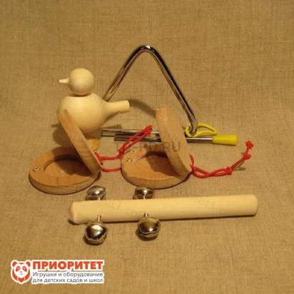 Перкуссионный набор 5 предметов «Бубенцы» Мастерская Сереброва