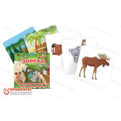 Набор карточек «Зоосад»