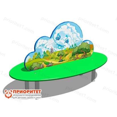 Скамейка детская Облако для игровой площадки