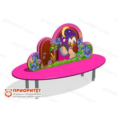 Скамейка детская Ночь для игровой площадки