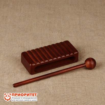 Коробочка ребристая тонированная, Мастерская Сереброва (10x6x3 см), фото