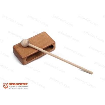 Коробочка малая с росписью, Мастерская Сереброва (9x5x3 см), вид сзади