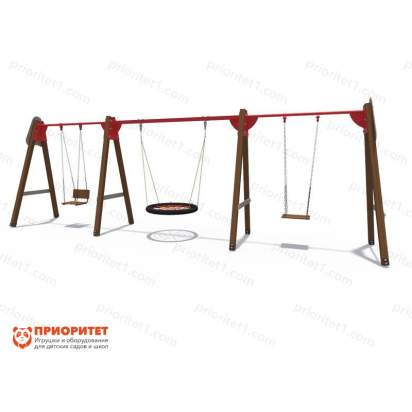 Качели тройные Дружба_1