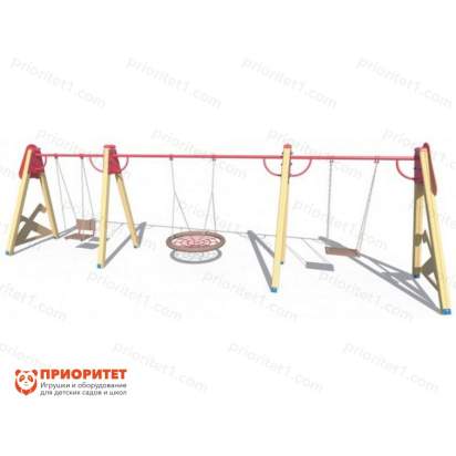 Качели тройные «Дружба»