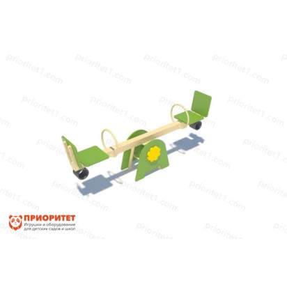 Качели-балансир «Цветок» зеленые