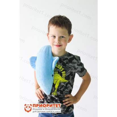 Утяжеленная игрушка-шарф Дельфин, фото