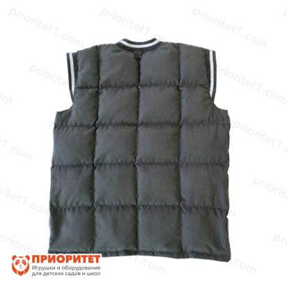Утяжеленный жилет с трикотажным подвязом (122-128 см, для 5-7 лет), вид сзади