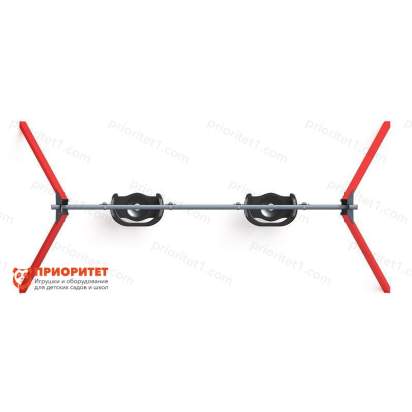 Качели двойные металлические №3 для детской площадки 1_1