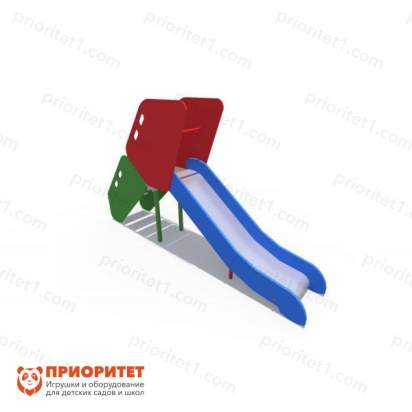 Маленькая горка со сплошными бортами