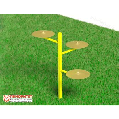 Установка для музыкальной площадки «Тройные тарелки»