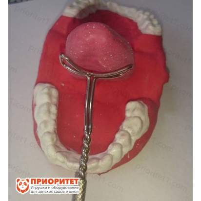 Логопедическое устройство для поднятия языка (нержавеющая сталь)