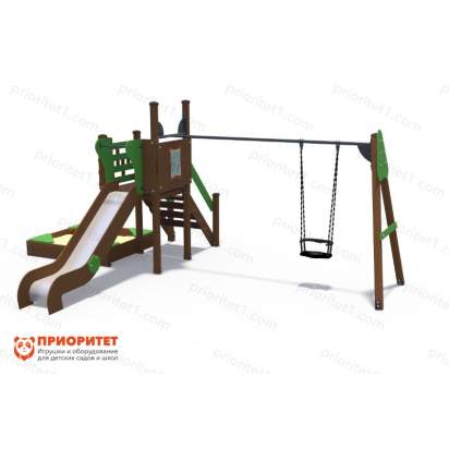 103 Детский игровой комплекс «Браун» с качелями