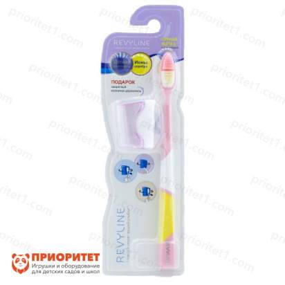 Зубная щетка с резиновой щетиной для логомассажа