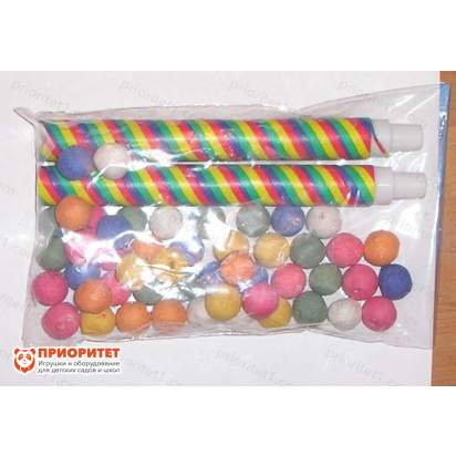 Трубочка для стрельбы бумажными шариками