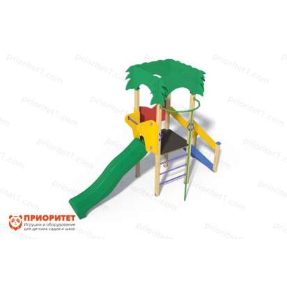 Детский игровой комплекс «Рио» (пластиковый скат)