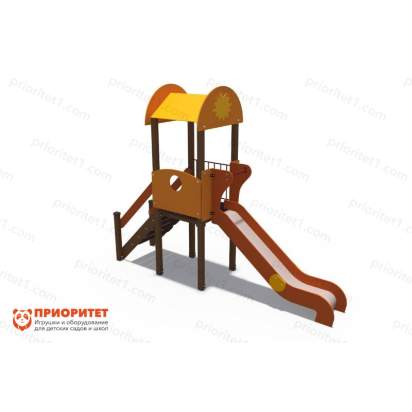 154 Детский игровой комплекс «Лето» (металлический скат)