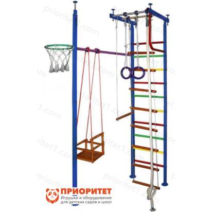 Спортивный комплекс для детей с качелями №1 (ступени ПВХ)