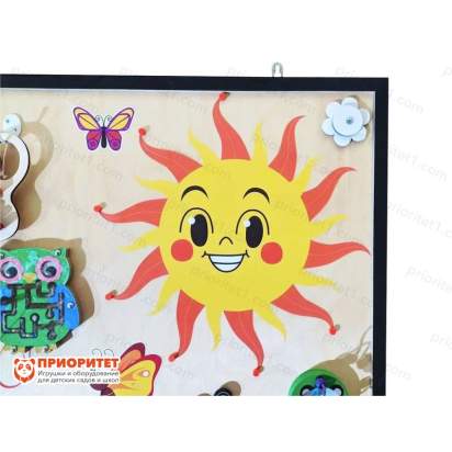 Тактильно-развивающая панель «В деревне» 3_1