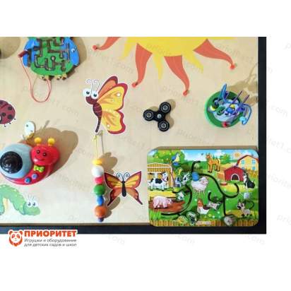 Тактильно-развивающая панель «В деревне» 5_1