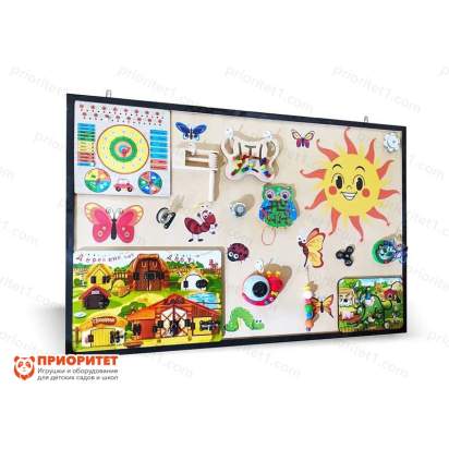 Тактильно-развивающая панель «В деревне» 6_1