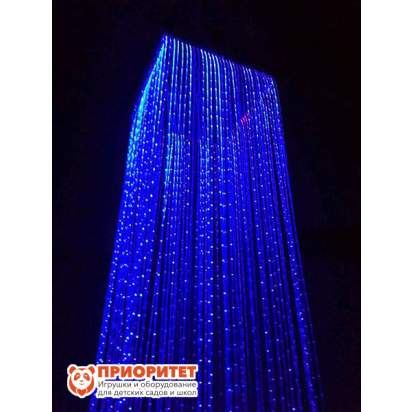 фибероптический душ квадратный 40х40 120 волокон в оболочке