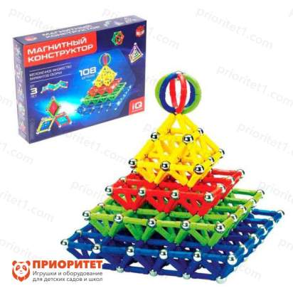Конструктор магнитный «Необычные фигуры», 68 деталей 1