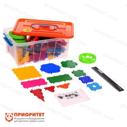 Конструктор ТИКО «Фантазёр», 131 деталь, 4 колеса