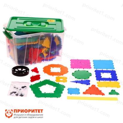 Конструктор ТИКО «Геометрия», 155 деталей, 6 колёс 1