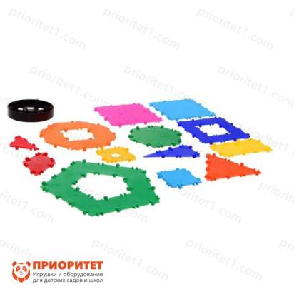 Конструктор ТИКО «Геометрия», 155 деталей, 6 колёс 4