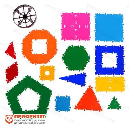 Конструктор ТИКО «Геометрия», 155 деталей, 6 колёс 5