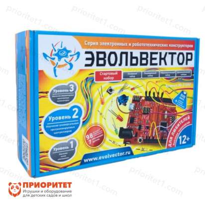 Электронный конструктор Эвольвектор Программируемые контроллеры ЭВ-210 Стартовый набор
