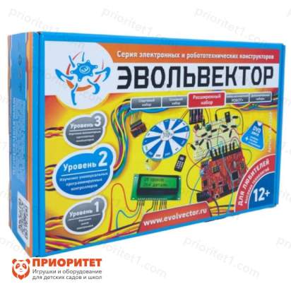 Электронный конструктор Эвольвектор Программируемые контроллеры ЭВ-225 Расширенный набор