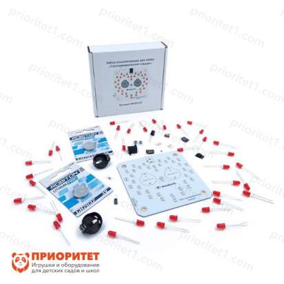 Набор деталей для пайки Светодинамическое сердце - Эвольвектор 2