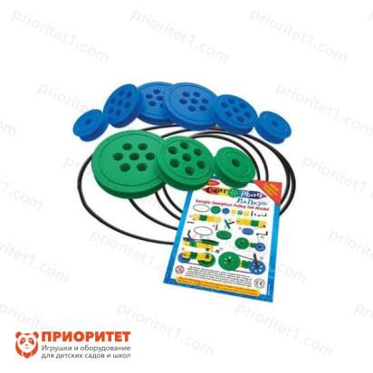 Дополнение к конструктору Morphun STEM Начальный Шкивы, ременная передача_1