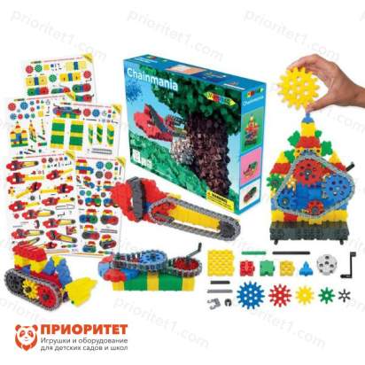 Конструктор Morphun STEM Цепная передача Gearphun Junior Chain Games Set 2_1