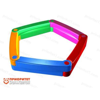 Пластиковая песочница из 5 элементов