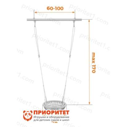 Качели детские сетка, d=42 см 4