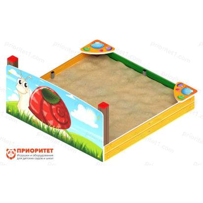 Песочница с ограждением Улитка