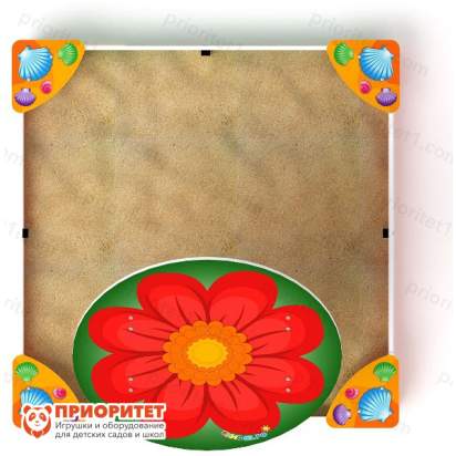 Песочница с навесом Цветок 3