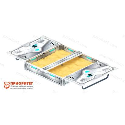 Песочница с крышкой Техно 2