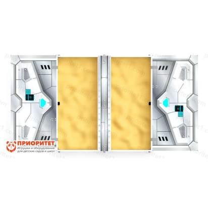 Песочница с крышкой Техно 3