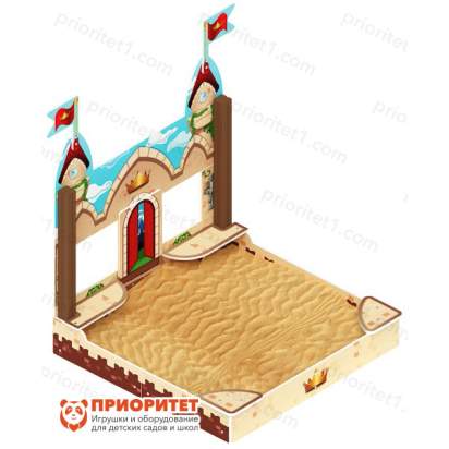 Песочница с ограждением Королевство 2