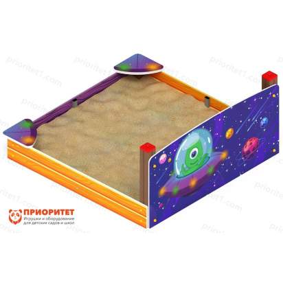Песочница с ограждением Космопорт 2
