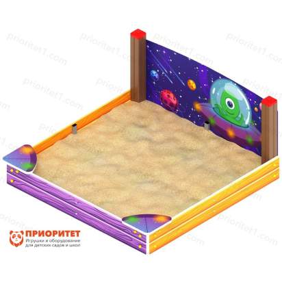 Песочница с ограждением Космопорт 3