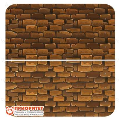 Песочница с крышей коричневая 3