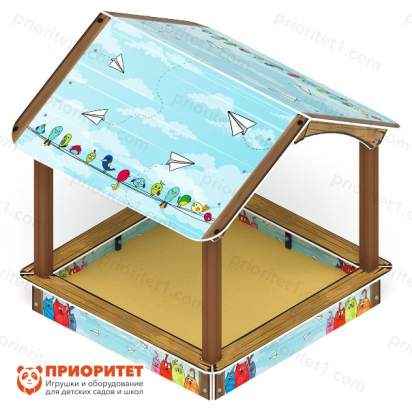 Песочница с крышей Коты 2