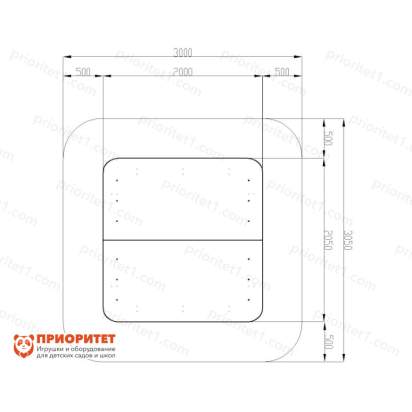 Песочница с крышей Коты 3