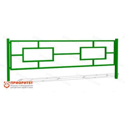 Газонное ограждение со столбами ОГ-17 (2000х400 мм) для детской площадки_result