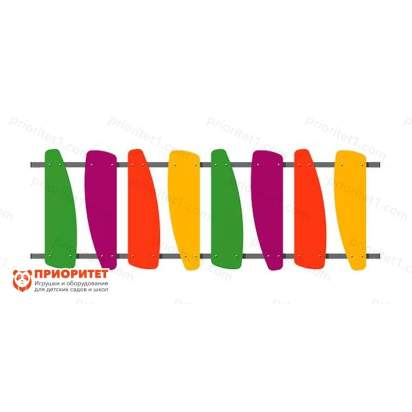 Ограждение для детской игровой площадки в детском саду «Краски» 1936х47х750_result