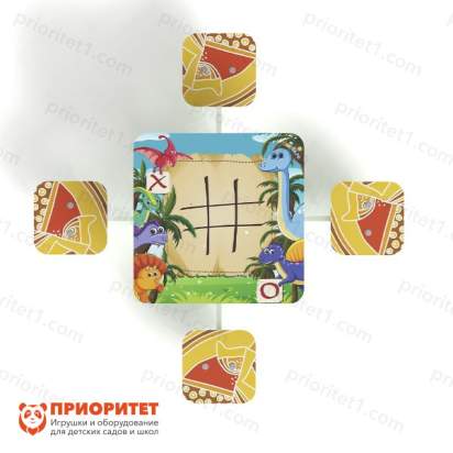 Столик квадратный Крестики-нолики 2